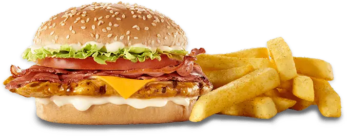 Burgers on a tray