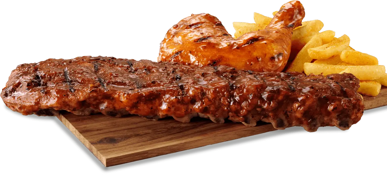 Loin Pork Ribs & 1/4 Chicken