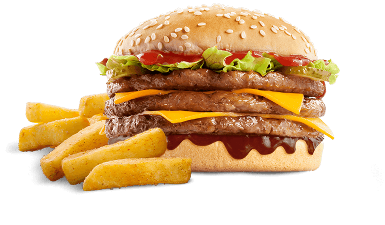 Cheesy BBQ Triple
