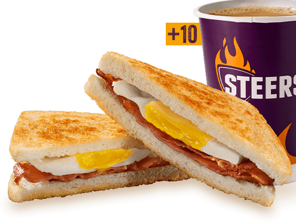 Bacon & Egg Toasted Sandwich