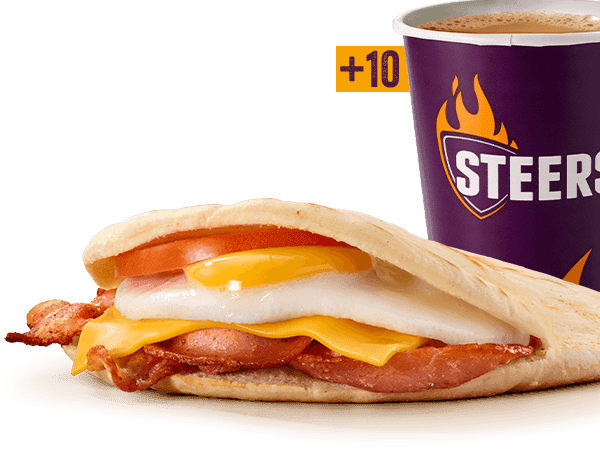 Bacon, Egg & Cheese Pita