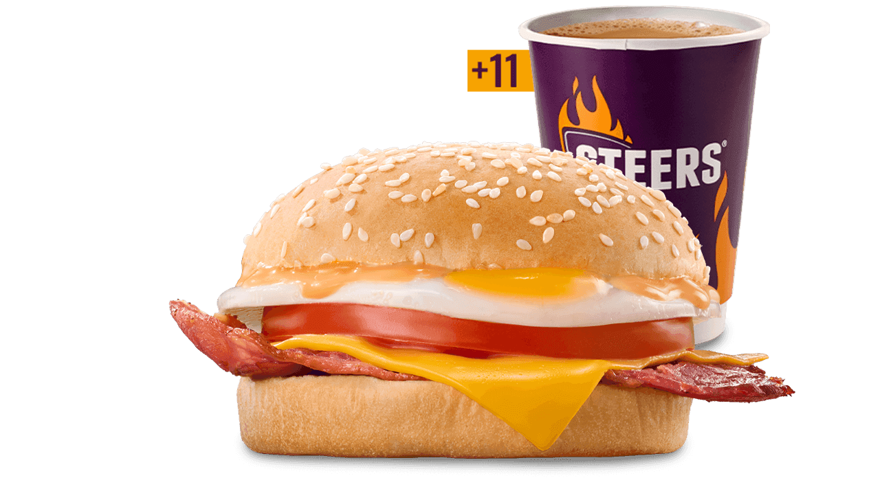 Macon°, Cheese, Egg & Tomato Bun