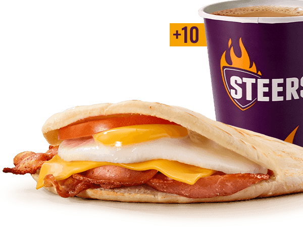 Bacon, Egg & Cheese Pita