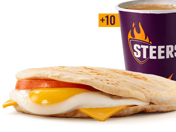 Cheese, Tomato & Egg Pita