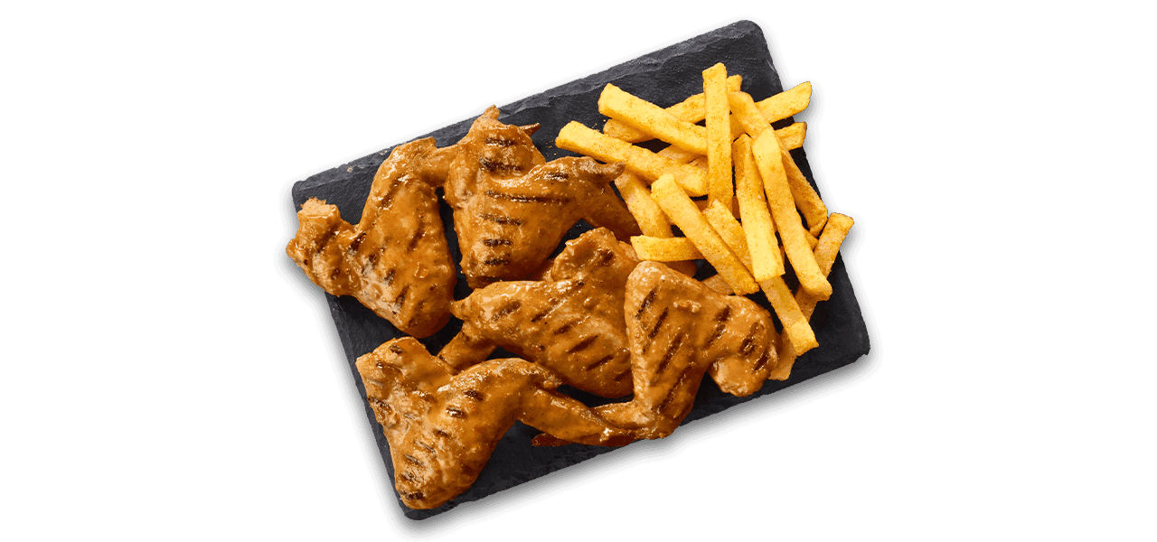 5 Full Wings & Chips