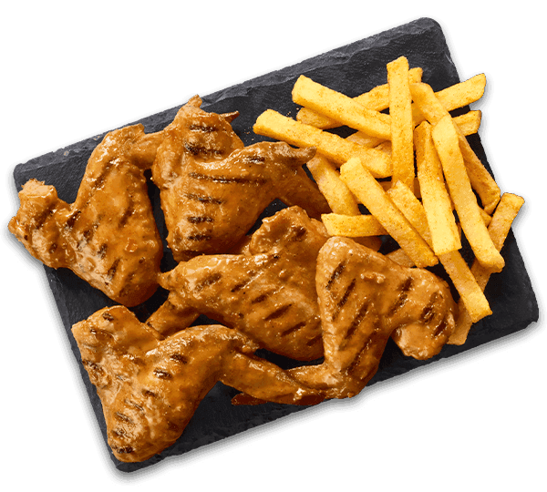 5 Full Wings & Chips
