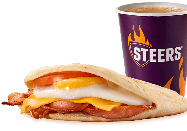 Bacon, Egg & Cheese Pita