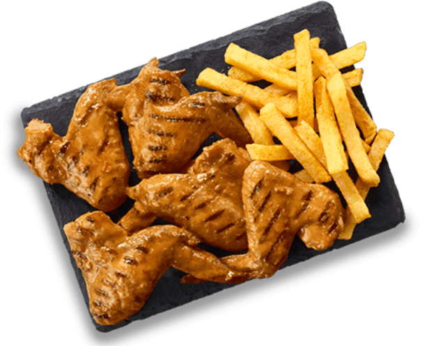 Chicken Wings and Chips