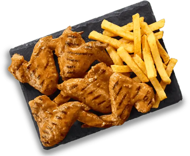Chicken Wings and Chips