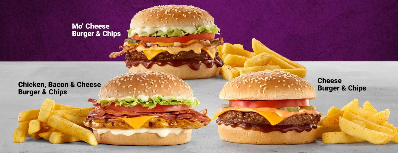 Three Phanda Burgers