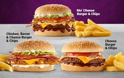 Three Phanda Burgers