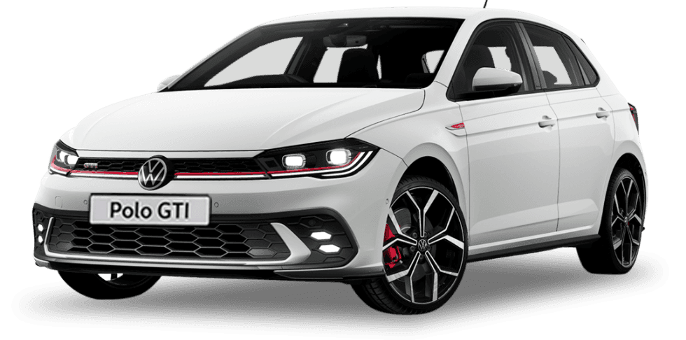 White VW Polo GTI