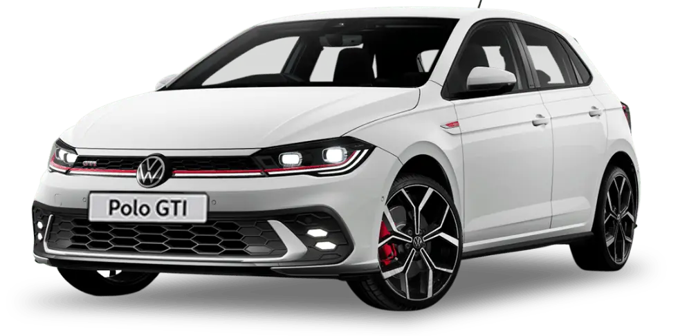 White VW Polo GTI
